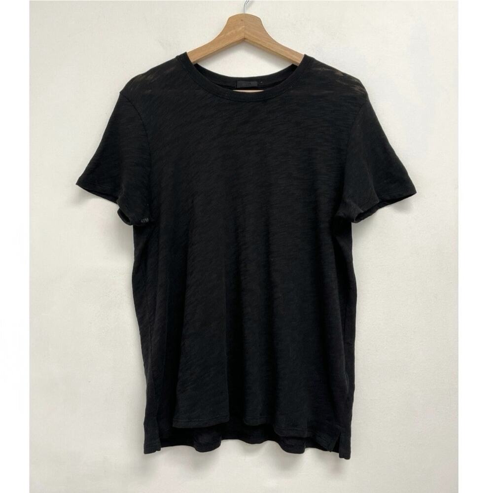 ATM Anthony Thomas Melillo Schoolboy Slub Cotton Crew Neck Short Sleeve Tee Lrge - Picture 7 of 7